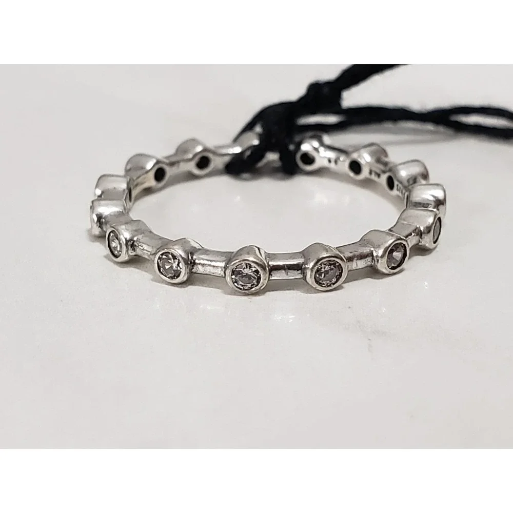 NEW Pandora Dazzling Dots‎ Ring 197718CZ SIZE 54 / 7 Dainty